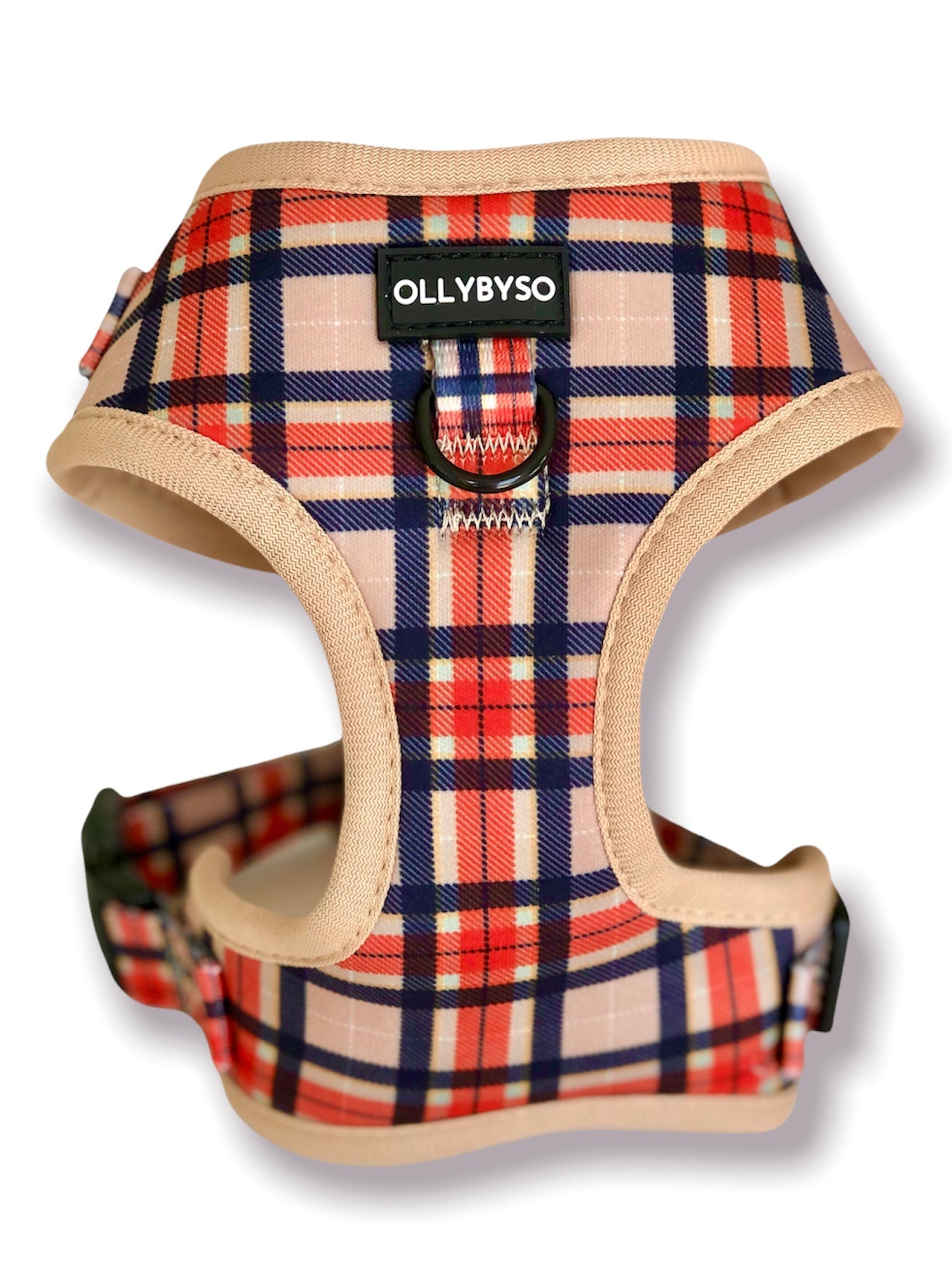 Checkered dog harness hotsell